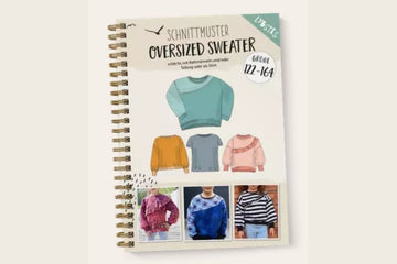 Papierschnittmuster "Oversized Sweater Kids" von Lybstes (Gr. 122-164)